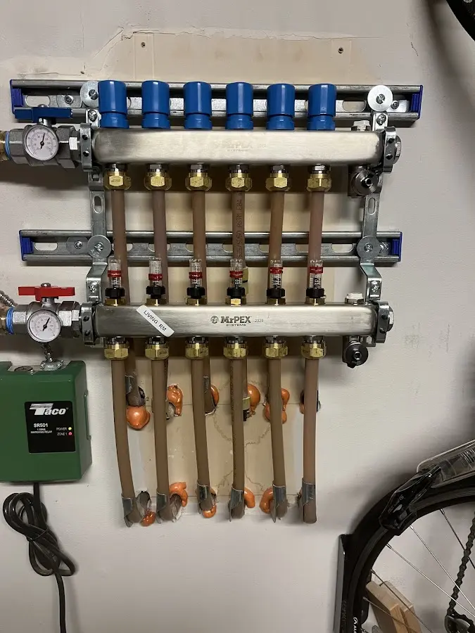 Plumber performing Gas Leak Detection at a residential property in Pima